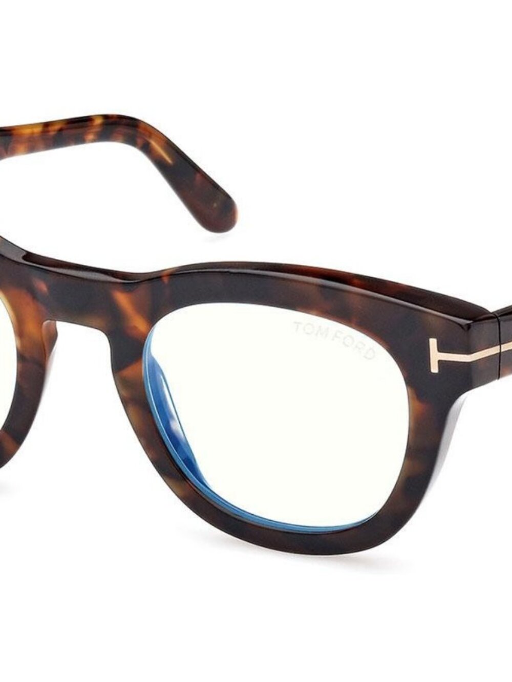 Tom Ford FT5687-B 045 Brown Blue Light Glasses 56 - Picture 5 of 6